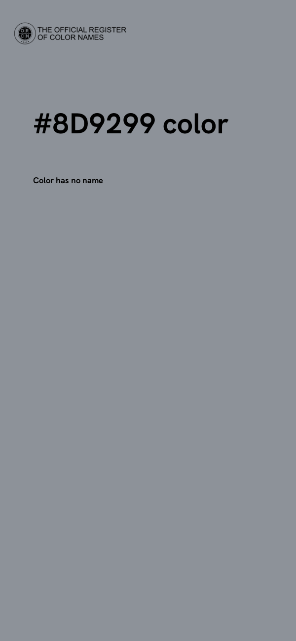 #8D9299 color image