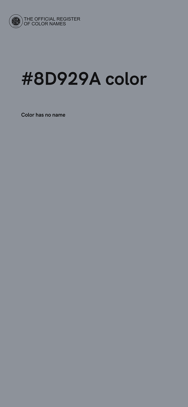 #8D929A color image