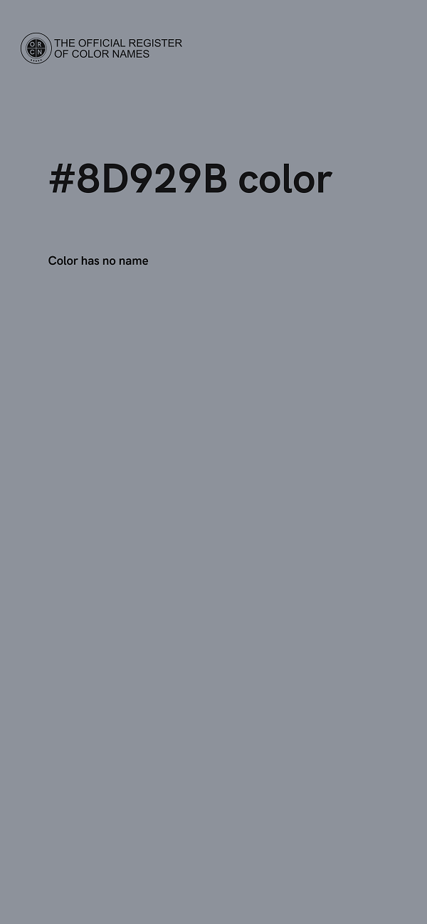#8D929B color image