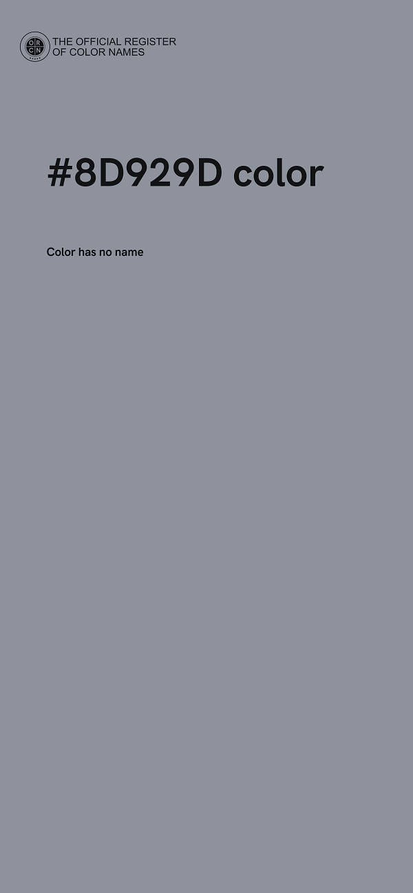 #8D929D color image