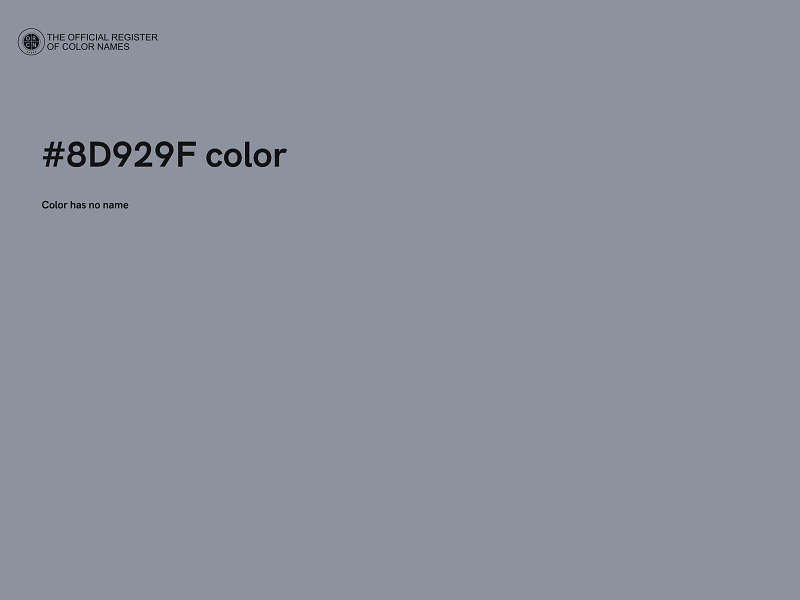 #8D929F color image