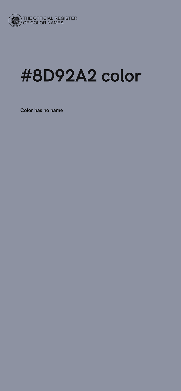 #8D92A2 color image