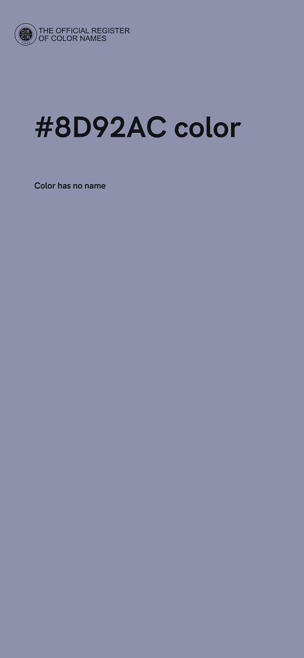 #8D92AC color image