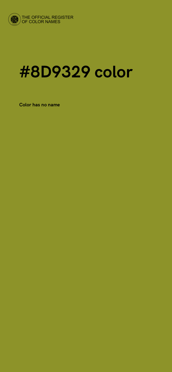 #8D9329 color image