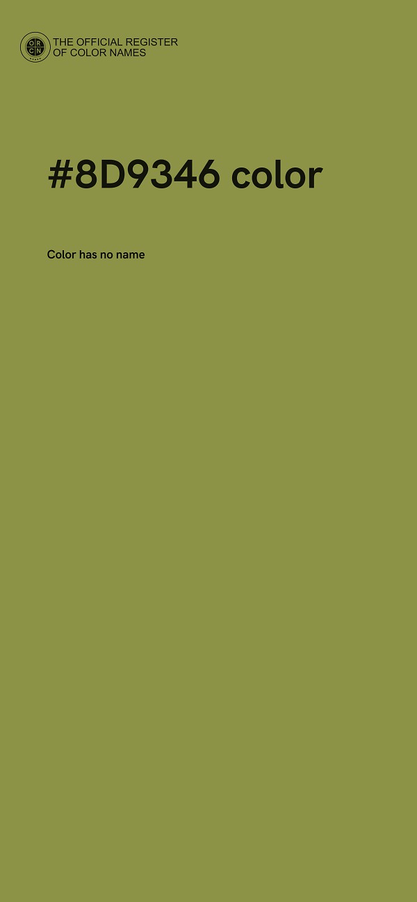 #8D9346 color image