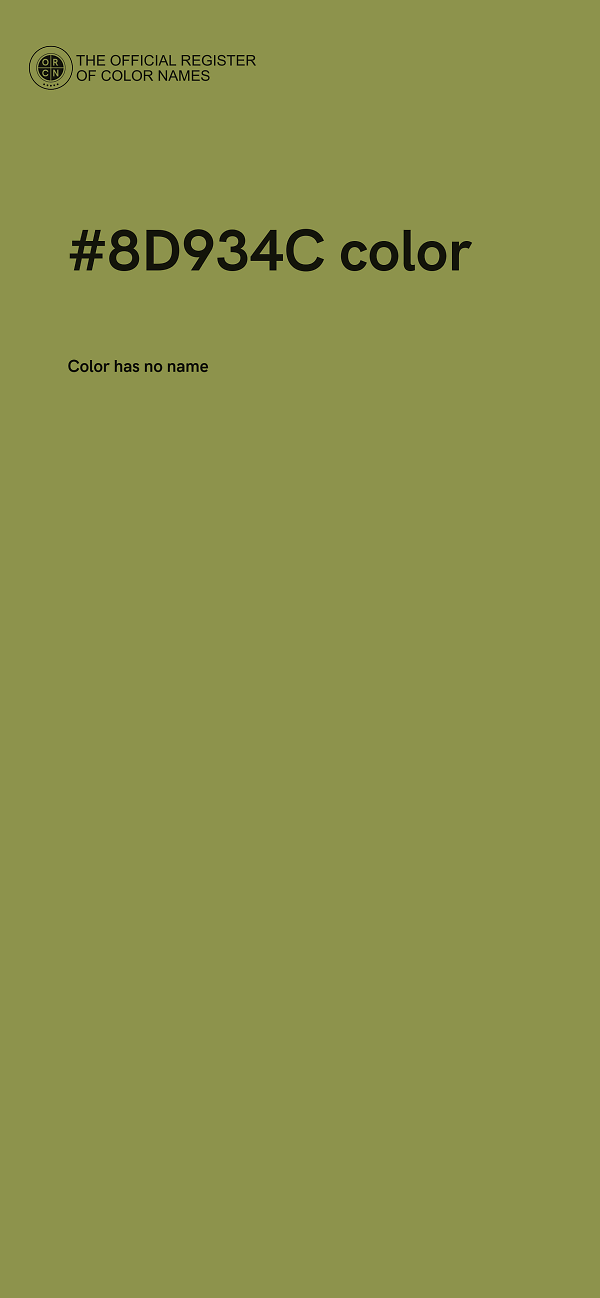 #8D934C color image
