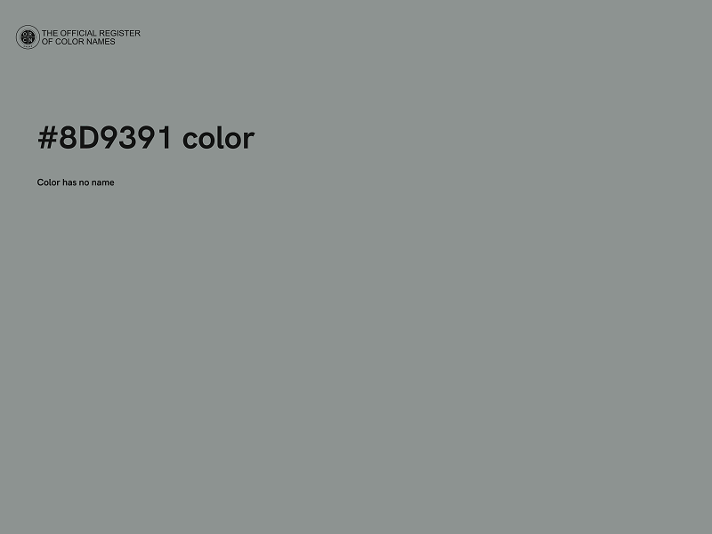 #8D9391 color image