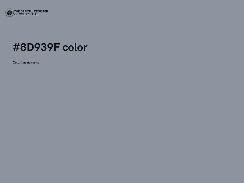 #8D939F color image