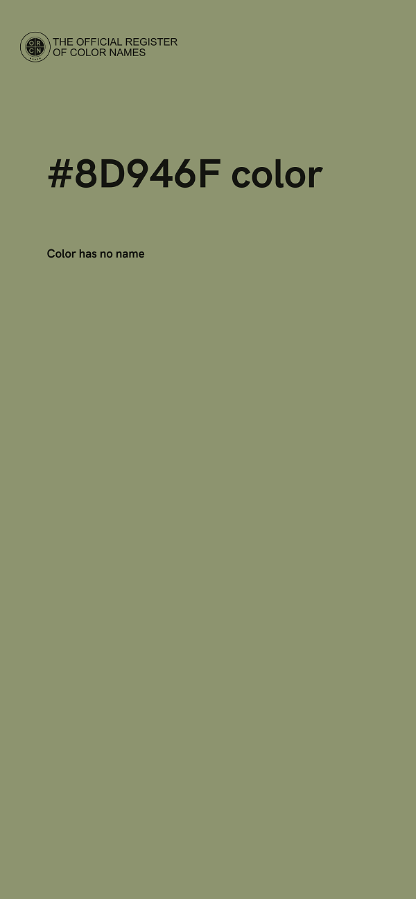 #8D946F color image