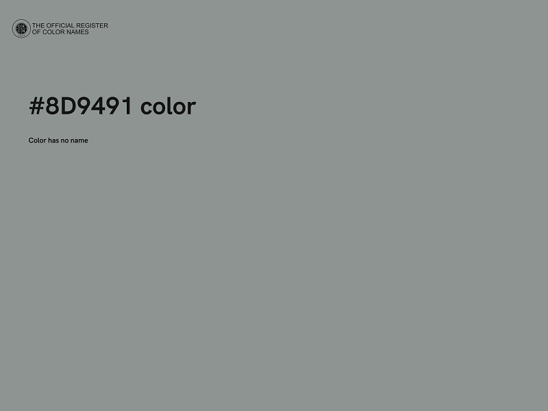 #8D9491 color image