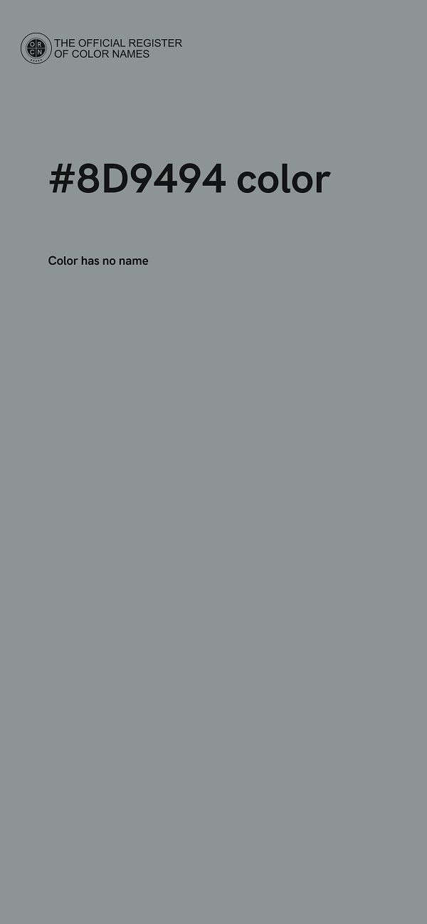 #8D9494 color image