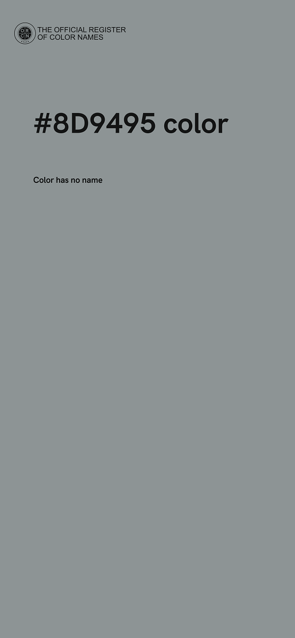 #8D9495 color image