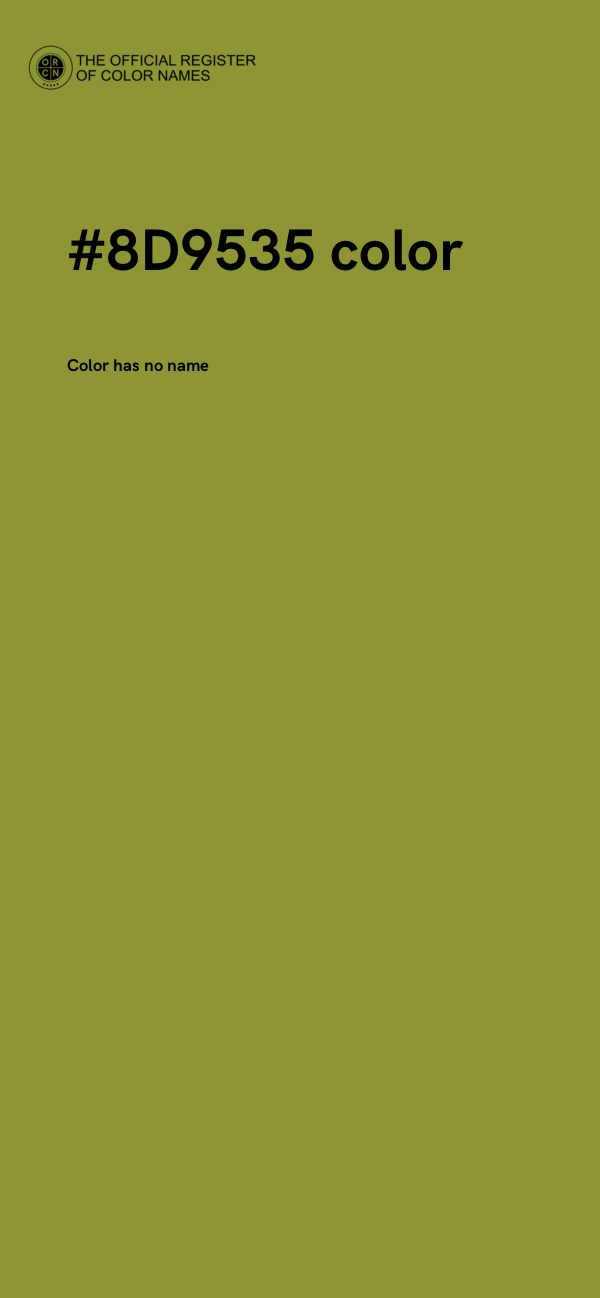 #8D9535 color image