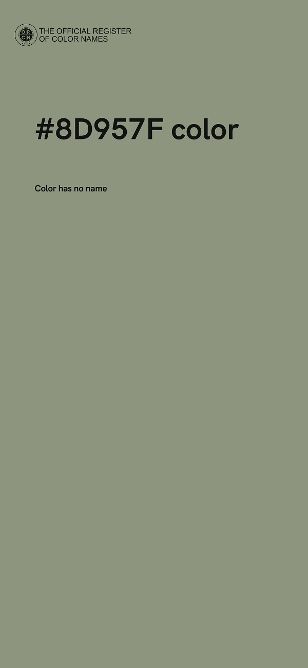 #8D957F color image