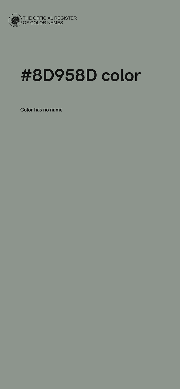 #8D958D color image
