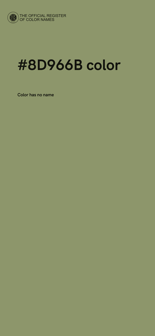 #8D966B color image