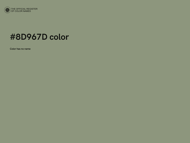 #8D967D color image