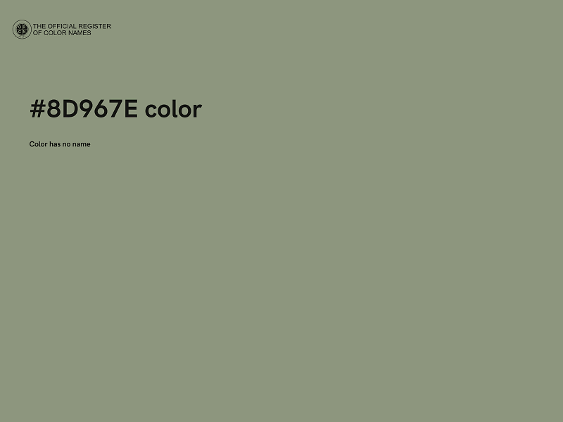 #8D967E color image