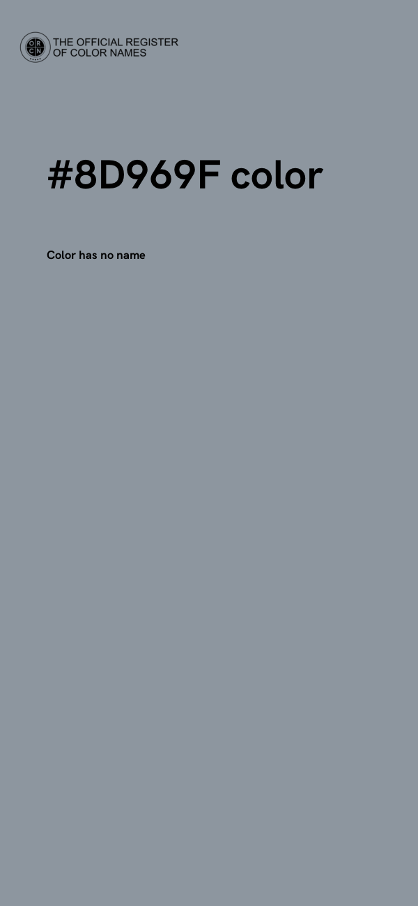 #8D969F color image