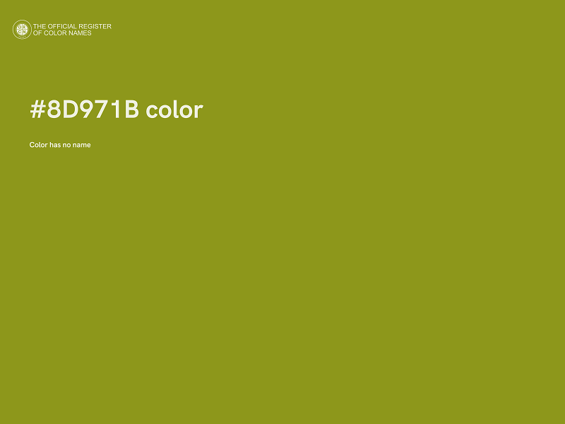#8D971B color image