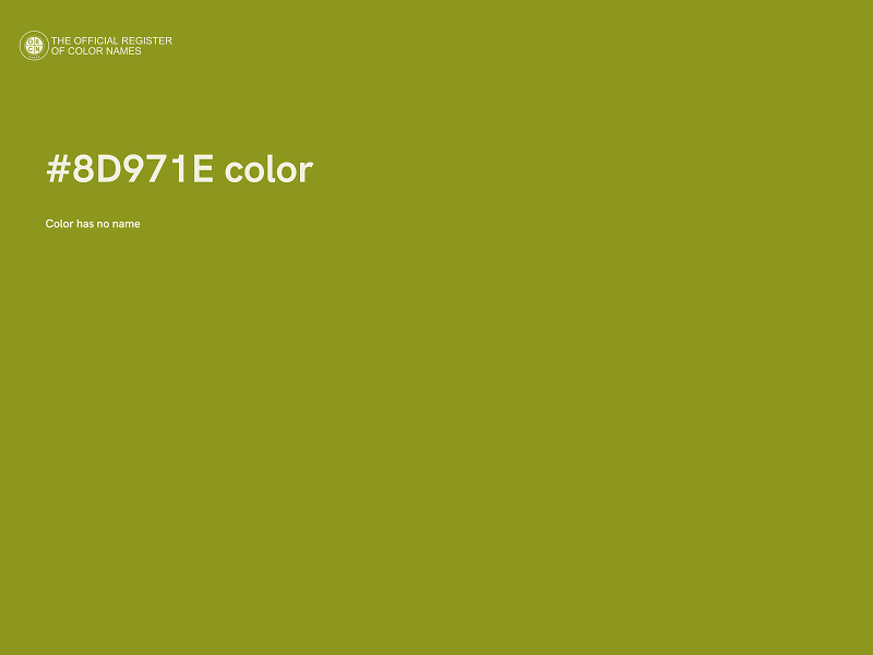 #8D971E color image