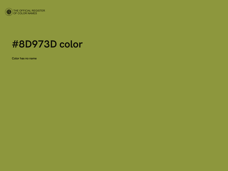 #8D973D color image