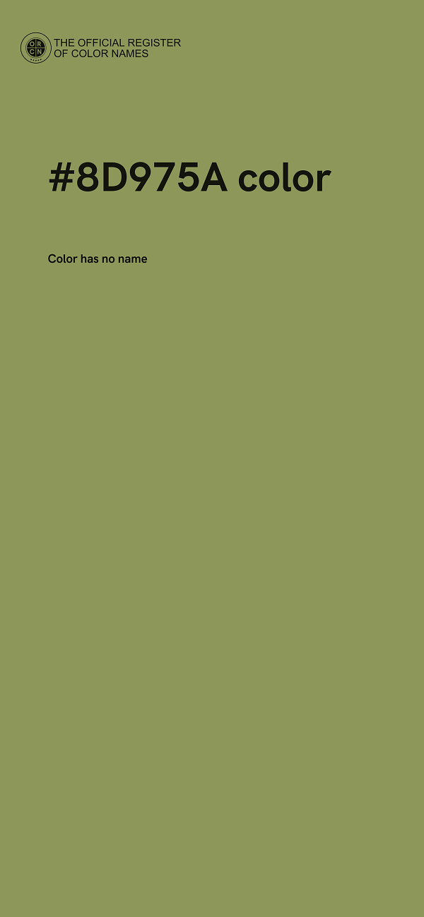 #8D975A color image