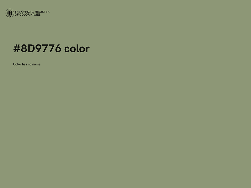 #8D9776 color image