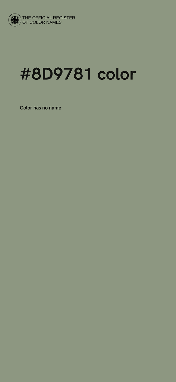 #8D9781 color image