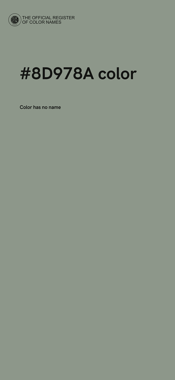 #8D978A color image