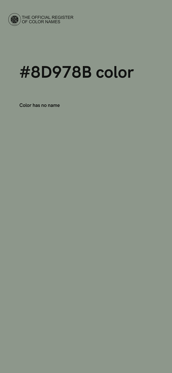 #8D978B color image