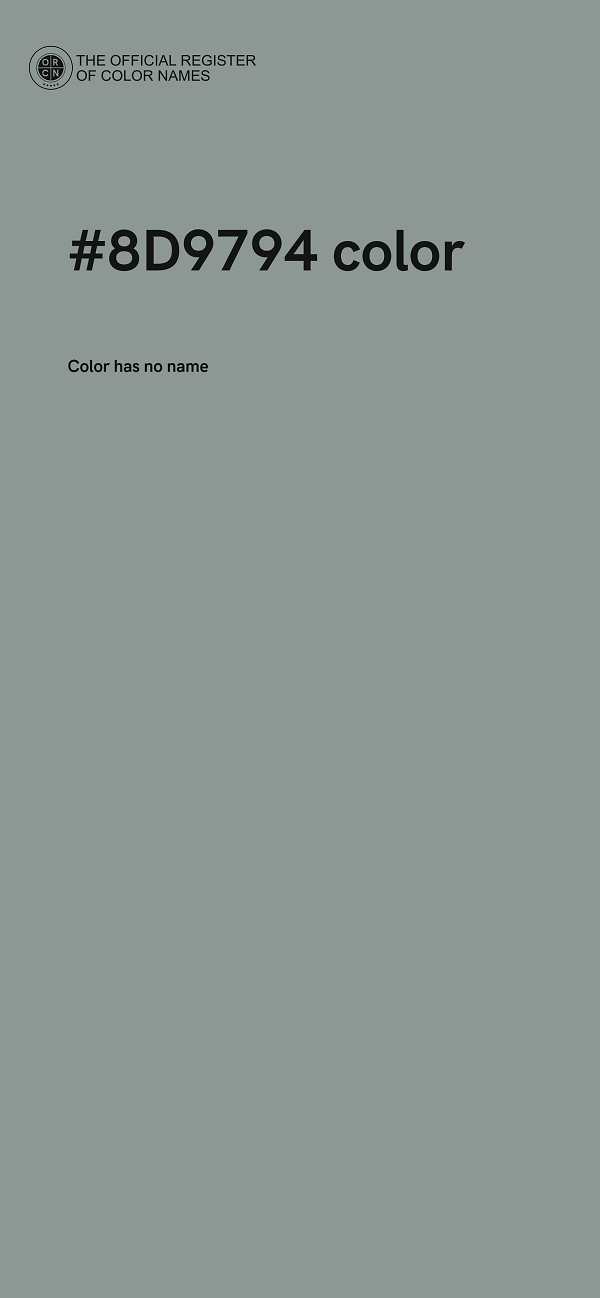 #8D9794 color image
