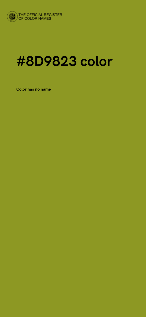 #8D9823 color image