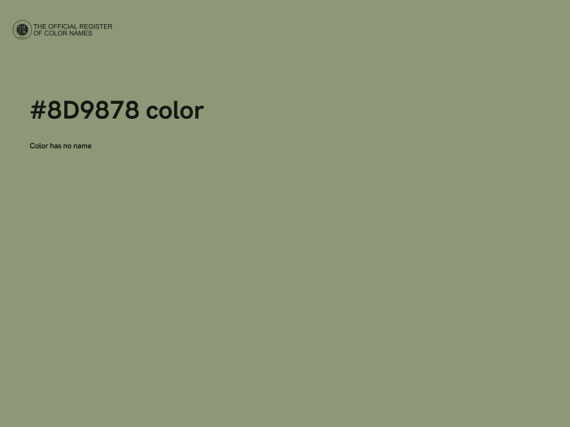 #8D9878 color image