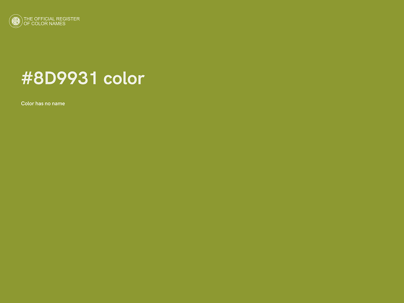 #8D9931 color image