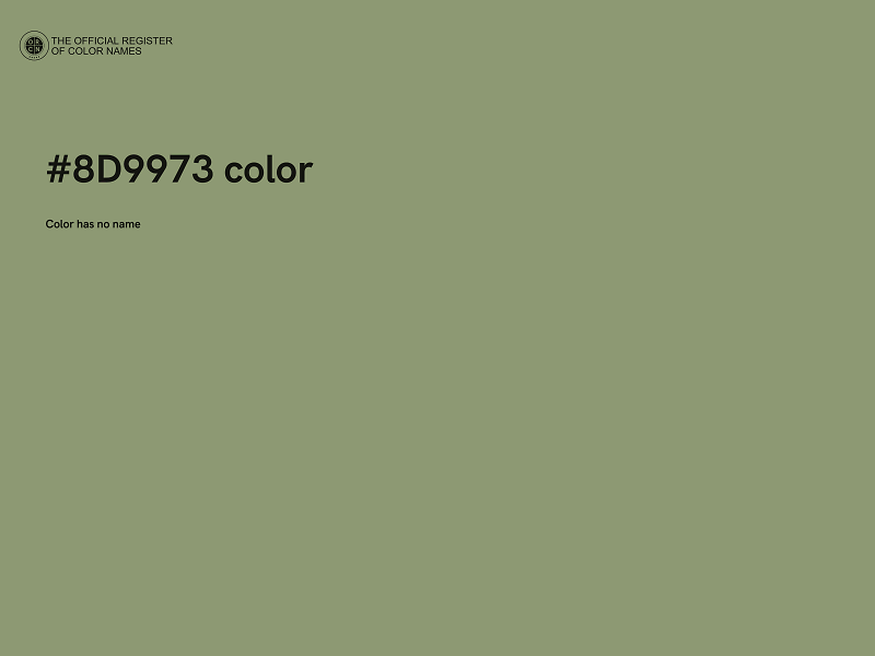 #8D9973 color image