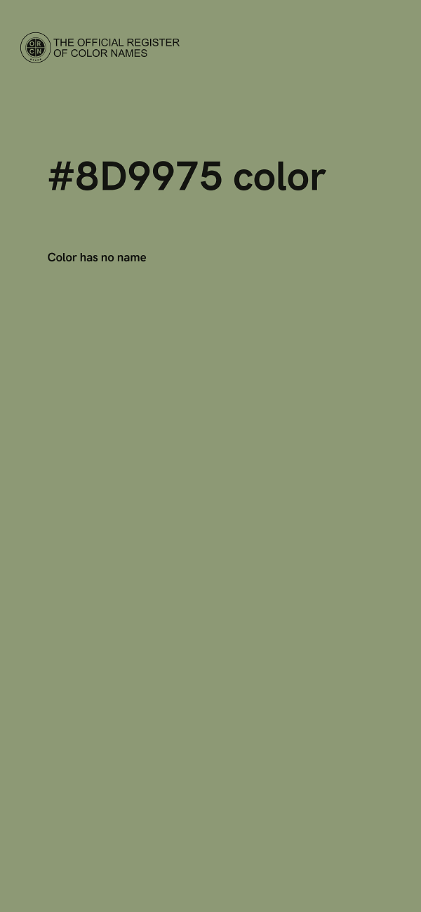 #8D9975 color image