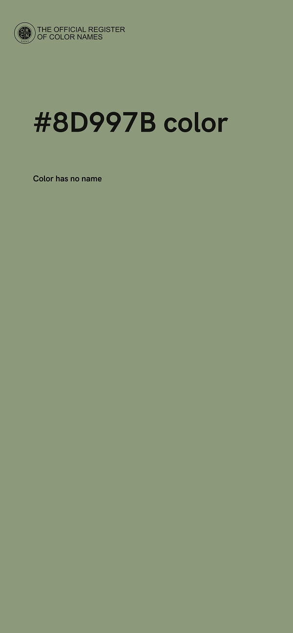 #8D997B color image