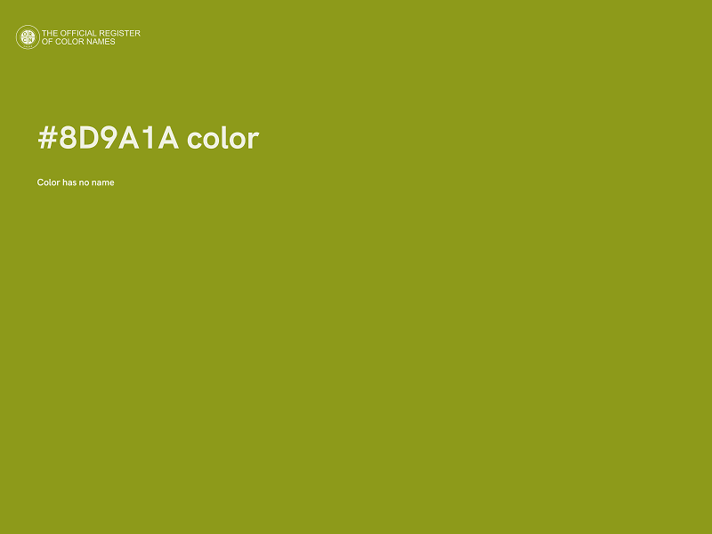 #8D9A1A color image
