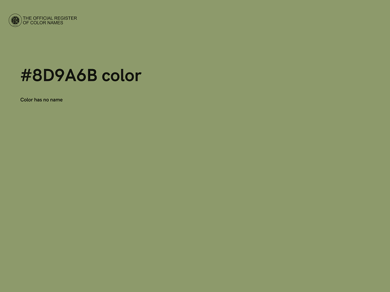 #8D9A6B color image