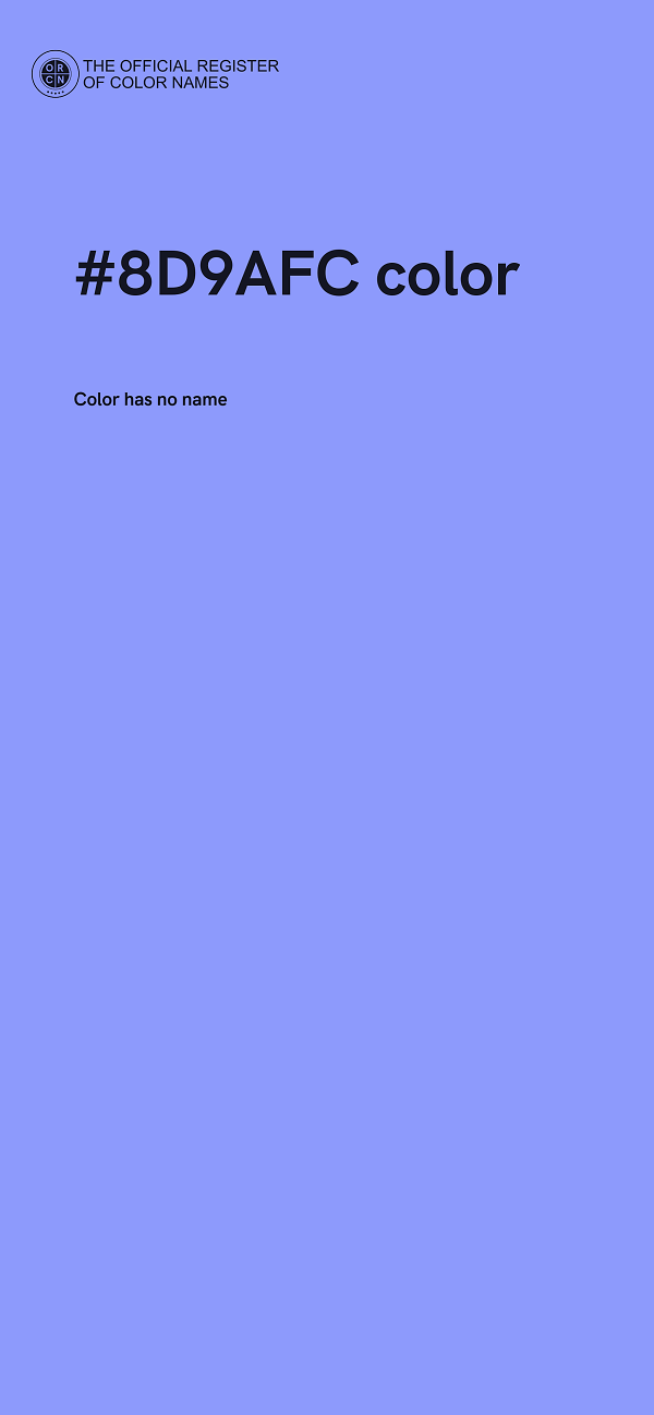 #8D9AFC color image
