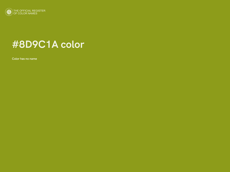 #8D9C1A color image