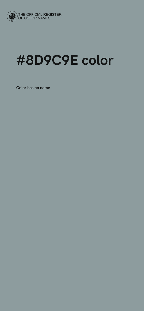 #8D9C9E color image