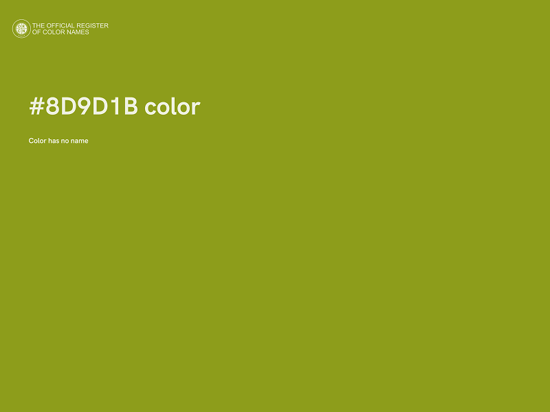 #8D9D1B color image