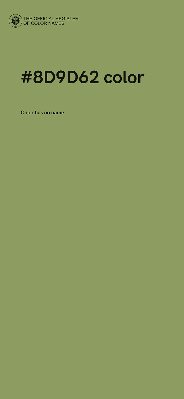 #8D9D62 color image