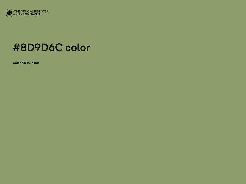 #8D9D6C color image