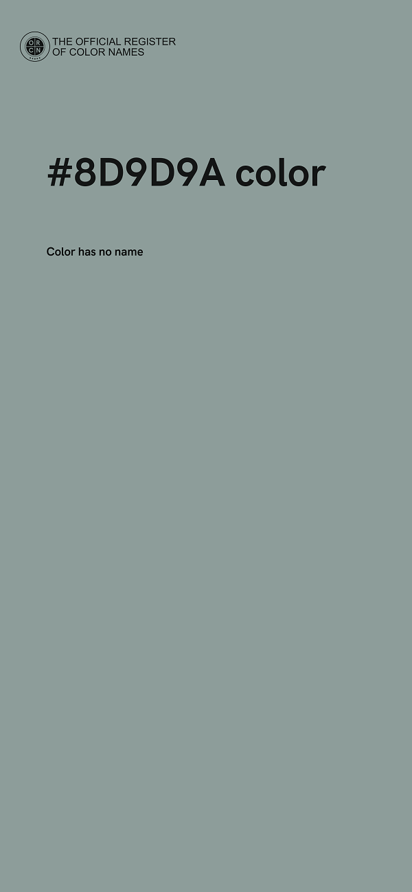 #8D9D9A color image