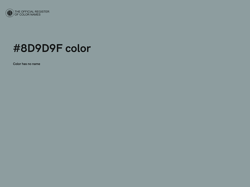 #8D9D9F color image