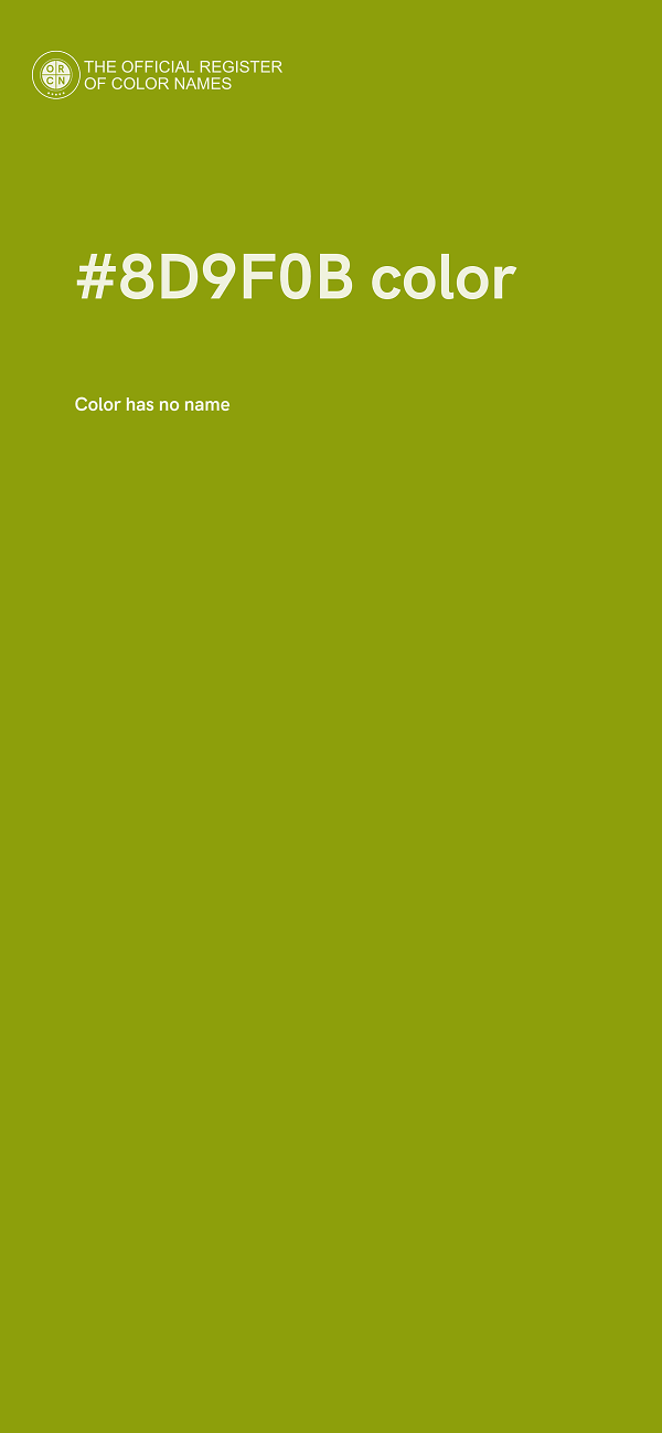 #8D9F0B color image