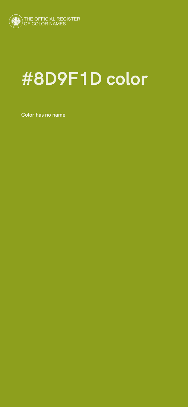 #8D9F1D color image